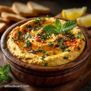 The Silky Smooth Standard Authentic Hummus Recipe Better Than ShopBought Recipe Card