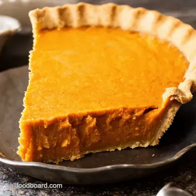 Silky Sweet Potato Pie A Taste of Southern Comfort Recipe Card