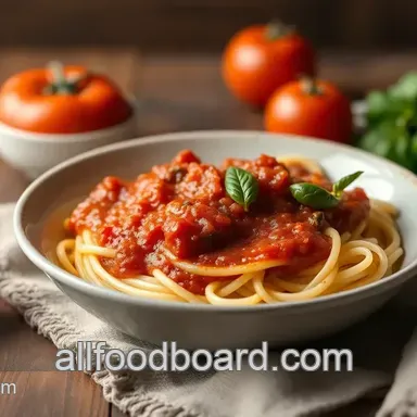 My Family&#039 s Favorite Simmered Tomato Spaghetti Sauce | Classic Recipe