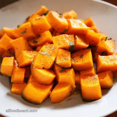 Simple Roasted Butternut Squash My GoTo Autumn Side Recipe Card