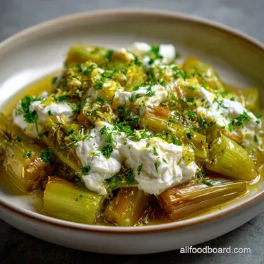 Cooked Leeks: Slow-Braised with Lemon Thyme
