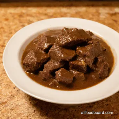 Slow Cooker Beef Tips Gravy Ultimate Comfort Food Recipe Card