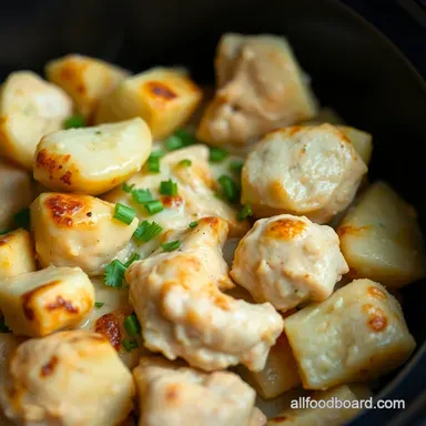 Slow Cooker Ranch Chicken Potatoes Easiest Comfort Food Recipe Card