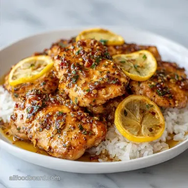 Slow Cooker Lemon Chicken for 4 Servings