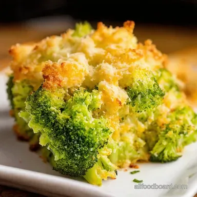 Smashed Broccoli Parmesan Crispy Cheesy Delight Recipe Card