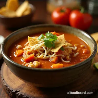 Hearty Keto Chicken Tortilla Soup Recipe Easy Smoky Recipe Card