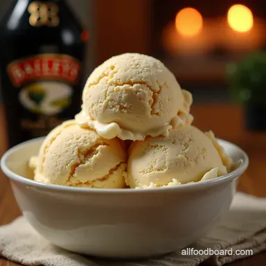 Luxuriously Smooth Baileys Irish Cream Ice Cream Recipe Recipe Card