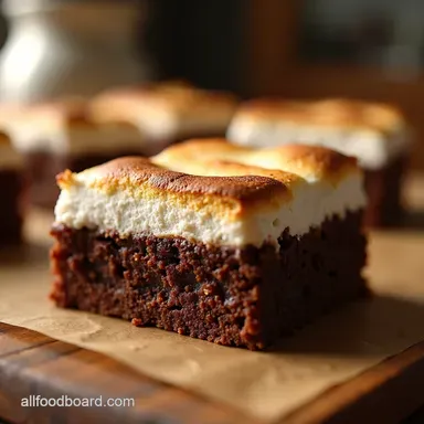 Smores Brownie Bars Easy Campfire Treat in Your Kitchen Recipe Card