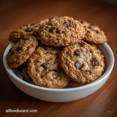Oatmeal Chocolate Chip Cookies: Ultra Soft Chewy Recipe Card