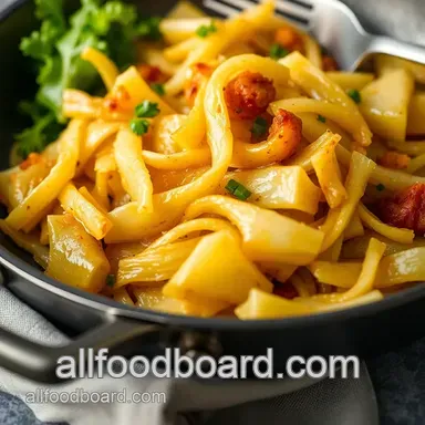 Easy Skillet Fried Cabbage: Ready in 40 Minutes! Recipe Card