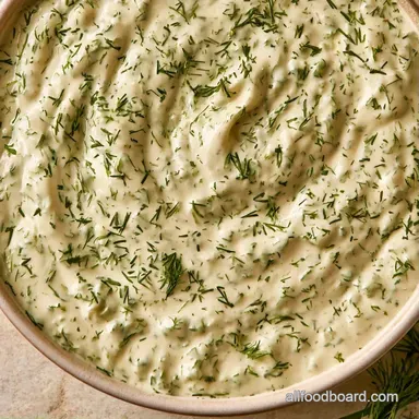 Sour Cream Dill Sauce in 15 Minutes Recipe Card