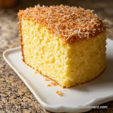 Southern Coconut Cake Recipe My Familys Tropical Delight Recipe Card