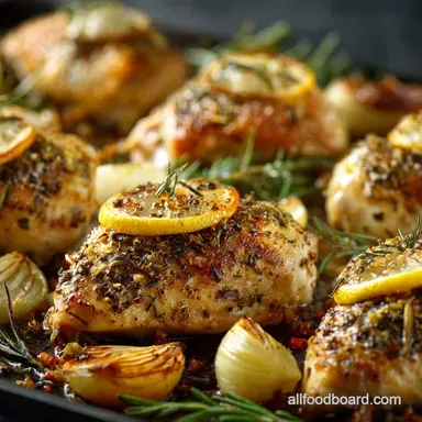 Foolproof Lemon Herb Sheet Pan Chicken Easy Dinner Recipes Recipe Card
