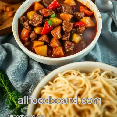 Spicy Chilli Beef Stew: A Hearty Comfort Dish You'll Love Recipe Card