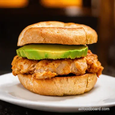 Spicy Grilled Chicken Avocado Sandwich Flavor Fiesta Recipe Card