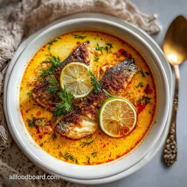 Spicy Lemon Fish Soup Ready in 30 Min Recipe Card