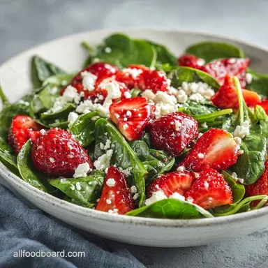 Spinach Salad: Quick & Easy 10-Minute Prep Recipe Card
