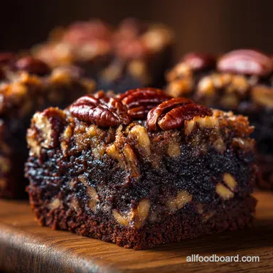 Pecan Pie Brownies: The Ultimate Fudgy Dessert Mashup Recipe Recipe Card