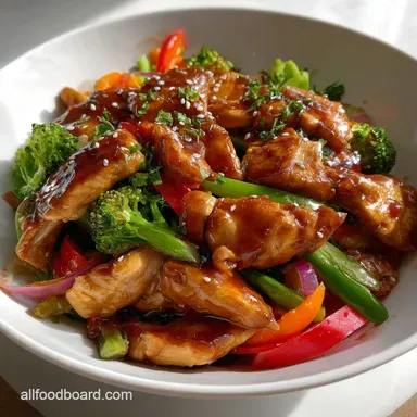 Teriyaki Chicken Stir Fry Recipe Sticky Glazed Homemade Sauce