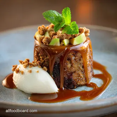 Apple Desserts: Sticky Toffee Apple Crunch Pudding Recipe