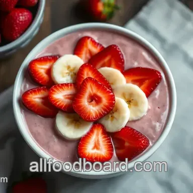 Strawberry Bliss Smoothie Bowl with Frozen Strawberries – Easy &amp Fresh