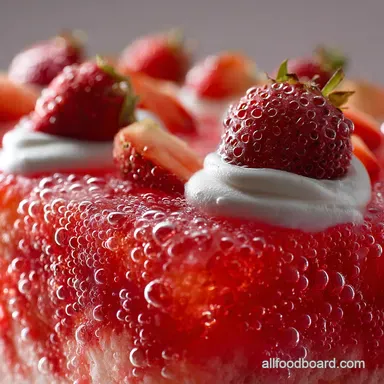 Foolproof Strawberry Cream Poke Cake Jello Condensed Milk Recipe Card