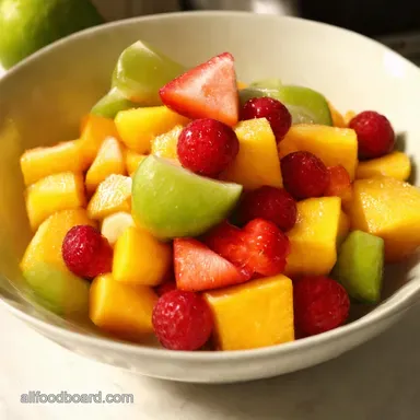 Perfect Summer Fruit Salad My Easy HoneyLime Recipe Recipe Card