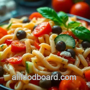 Easy Mediterranean Pasta Salad Recipe: A Refreshing Summer Delight