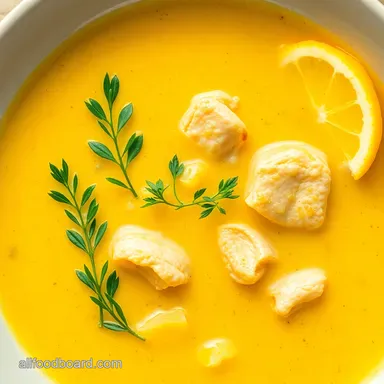 Avgolemono Soup: Sunshine in a Bowl (Greek Lemon Chicken) Recipe Card