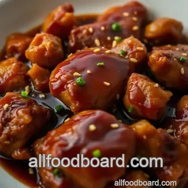 Sweet and Savory Soy Sauce and Brown Sugar Glazed Chicken Recipe Recipe Card