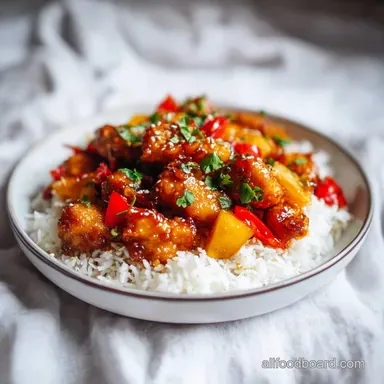 Sweet and Sour Chicken in 30 Minutes Recipe Card