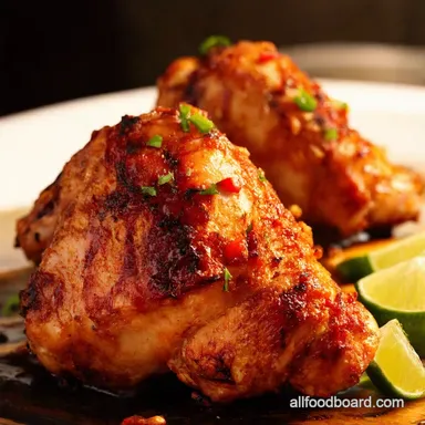 Zesty Sweet Chili Lime Chicken Grilled BBQ Bliss Recipe Card