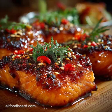 Sweet Chili Glazed Salmon My Quick Easy Weeknight Winner Recipe Card