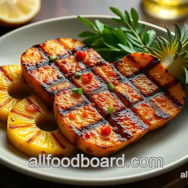 Ultimate Grilled Pineapple Sweet & Spicy Delight: A Family Favorite! Recipe Card