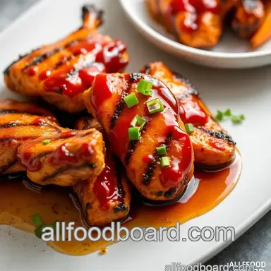 How to Make Grilled Chicken with Sweet & Spicy Glaze: A Delicious Family Favorite! Recipe Card