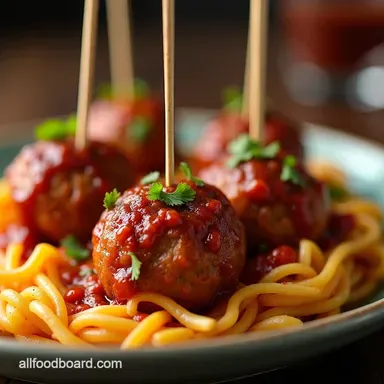 Sweet Sticky Cocktail Meatballs The Best Party App Recipe Card