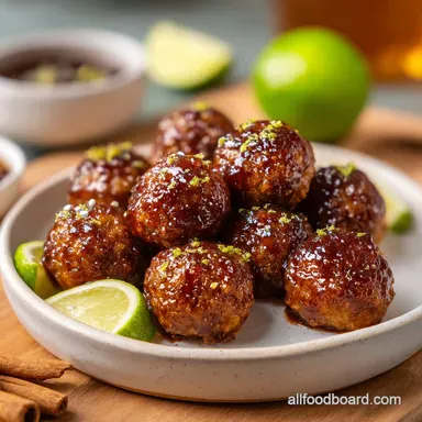 Sweet and Tangy BBQ Meatballs: Crockpot Recipe Recipe Card