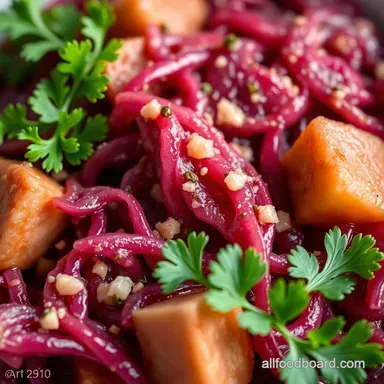 Sweet & Tangy Red Cabbage Recipe: Braised Perfection! Recipe Card