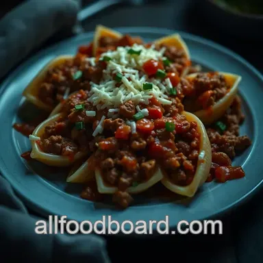 How to Create Taco Stuffed Shells: A Hearty Fusion Meal! Recipe Card