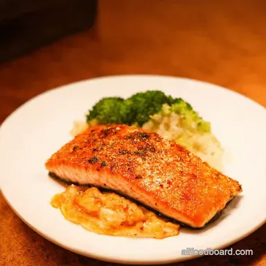 Teriyaki Bliss Baked Salmon Effortless Elegance Recipe Card