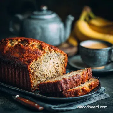 BestEver Moist Banana Bread Recipe Spiced Perfect for a Cuppa Recipe Card
