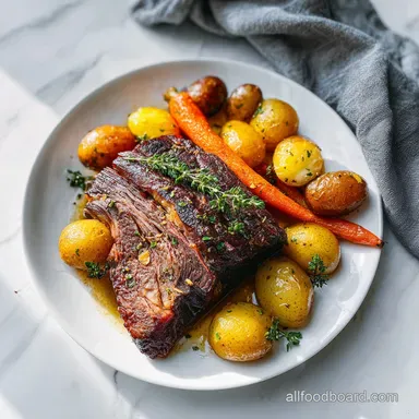 The Best Pot Roast in 200 Minutes: A Tender Beef Chuck Roast Recipe Card