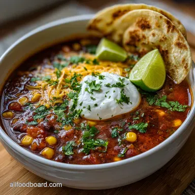 The Best Taco Soup Recipe Ready in 30 Min Recipe Card