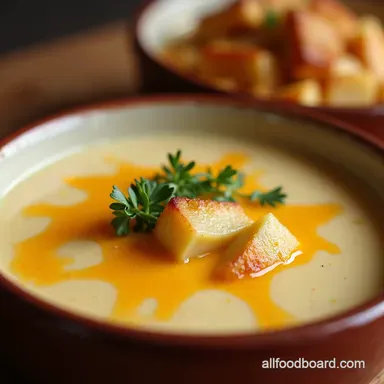 Outback Potato Soup Recipe Cheesy Copycat Comfort Food Recipe Card
