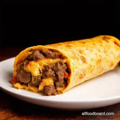 Beefy Melt Burrito Recipe Your Weeknight Fiesta Recipe Card