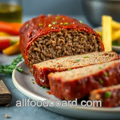 The Ultimate Comfort Food: Classic Juicy Meatloaf presentation