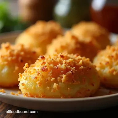 Crispy Parmesan Potatoes Fluffy Inside Golden Outside Recipe Card