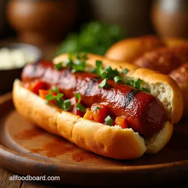 The Ultimate Italian Sausage Sandwich Bangers Peppers Done Right Recipe Card