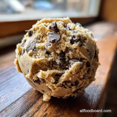 My Best Edible Cookie Dough The Safe 15Minute Chocolate Chip Fix Recipe Card