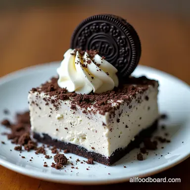 Proper Showstopper Easy NoChurn Oreo Ice Cream Cake Recipe